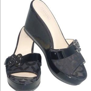 Coach “Geri” Wedge Sandal